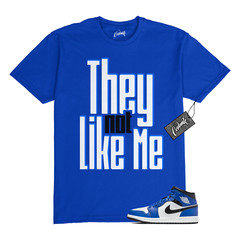 1 Mid Game Royal Blue White Black 2024 T Shirt to Match NLM 2