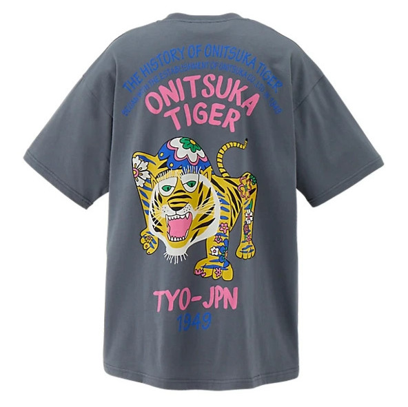 Onitsuka Tiger OVERSIZED GRAPHIC TEE 2183B531 100% Cotton Relaxed Fit JAPAN NEW gallery