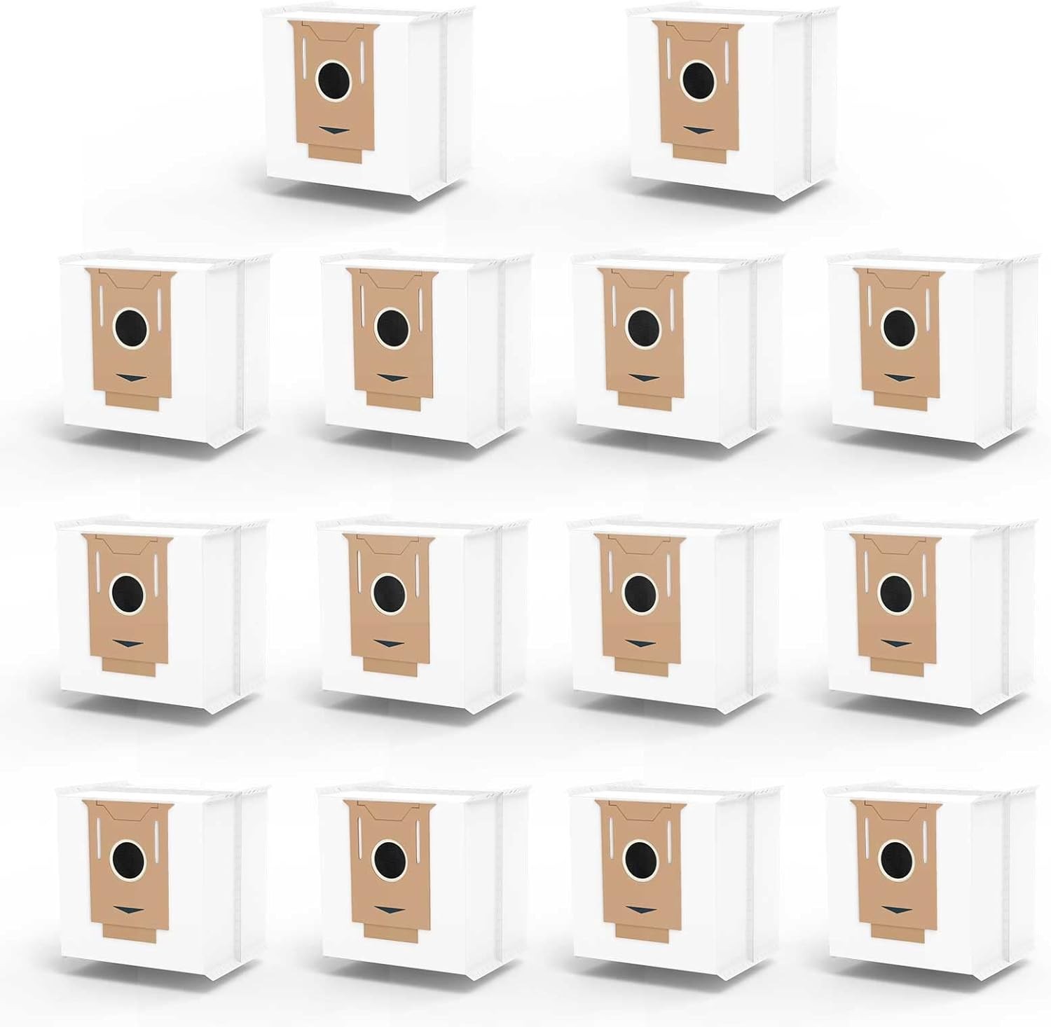 14 Pack T8 bags Compatible with Ecovacs Deebot Ozmo T8 T8 T8 AIVI N8 Pro Plus