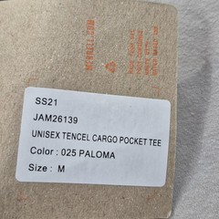 Merrell Shirt Mens Medium Gray Tencel Cargo Pocket Tee Hiking Outdoor JAM26139