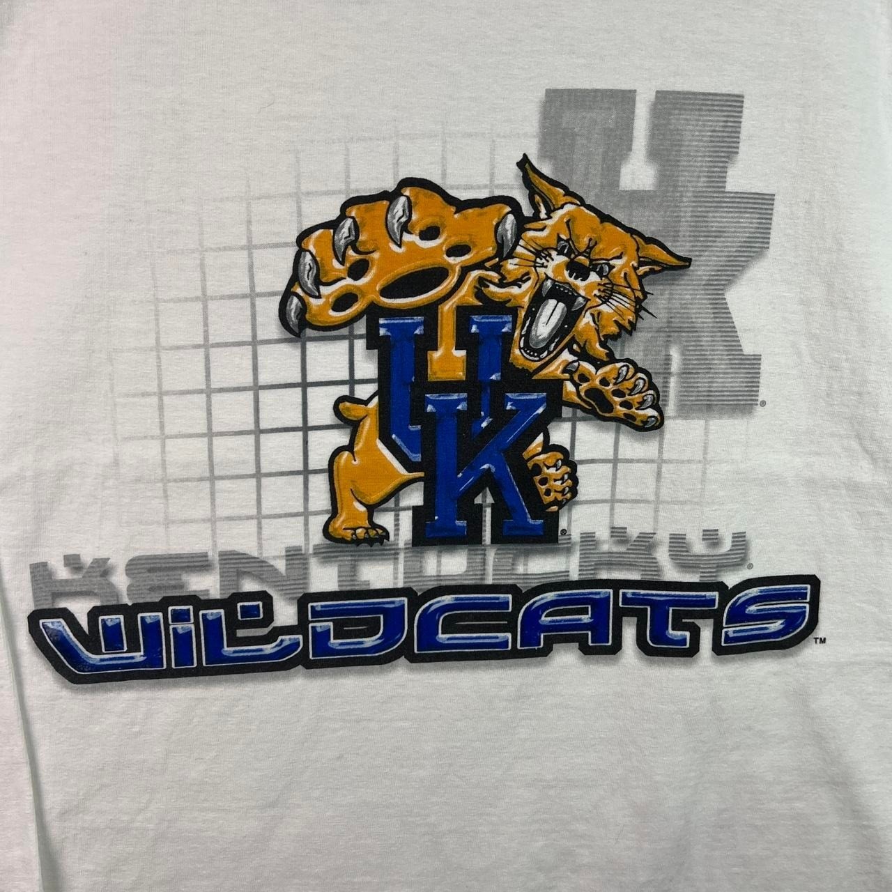 Vintage Kentucky Wildcats Long Sleeve Y2K Starter White Mens Shirt L gallery