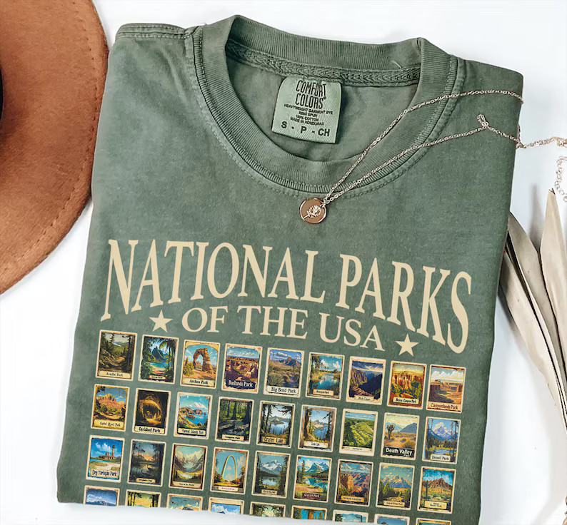 National Parks USA Nature Comfort Tee Outdoors gallery