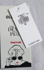 Old Navy X The Devil Wear Prada Unisex Adult’s Graphic Tee EJ3 Multifloral NWT