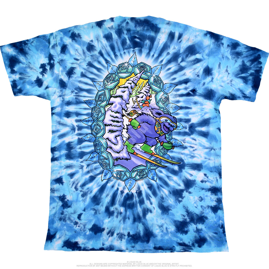 GRATEFUL DEAD-SNOWBOARD BEARS-2 SDD TIE DYE T-SHIRT S-M-L-XL,XXL-3X,4X,5X,6X gallery