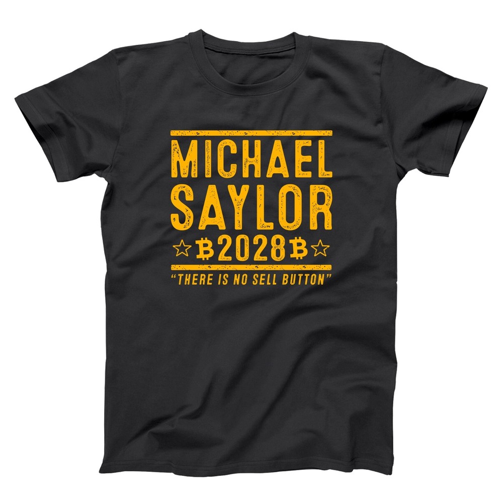 Michael Saylor 2028 Election funny bitcoin crypto hodl Xs-5x Unisex Soft Tshirt