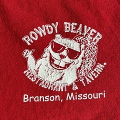 The Rowdy Beaver Restaurant & Tavern Dive Team Since 1969 Graphic Tshirt Size M