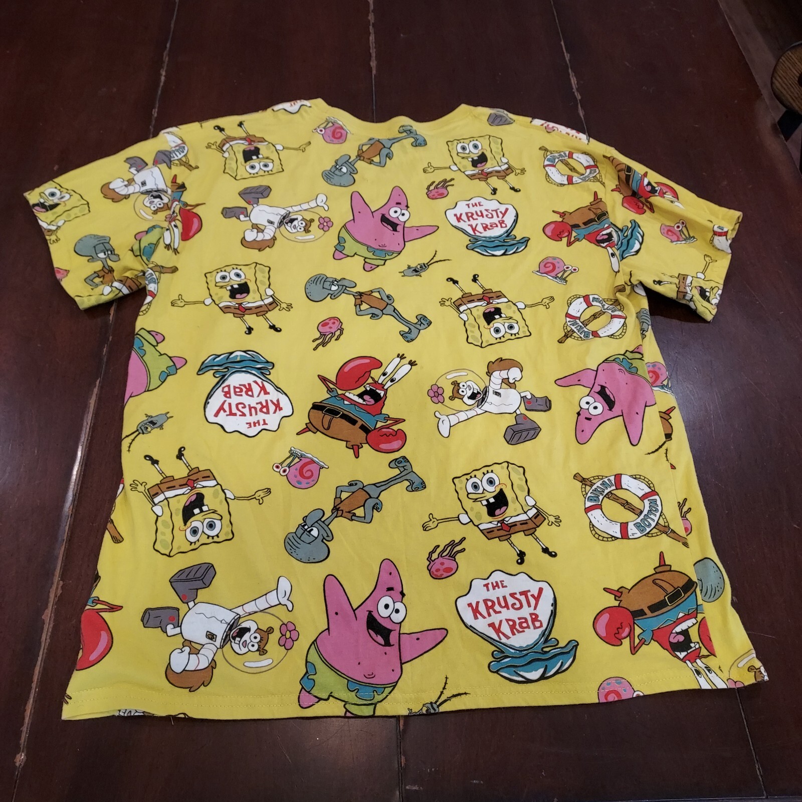 SpongeBob Square Pants Nickelodeon T-shirt Men's Medium Yellow gallery