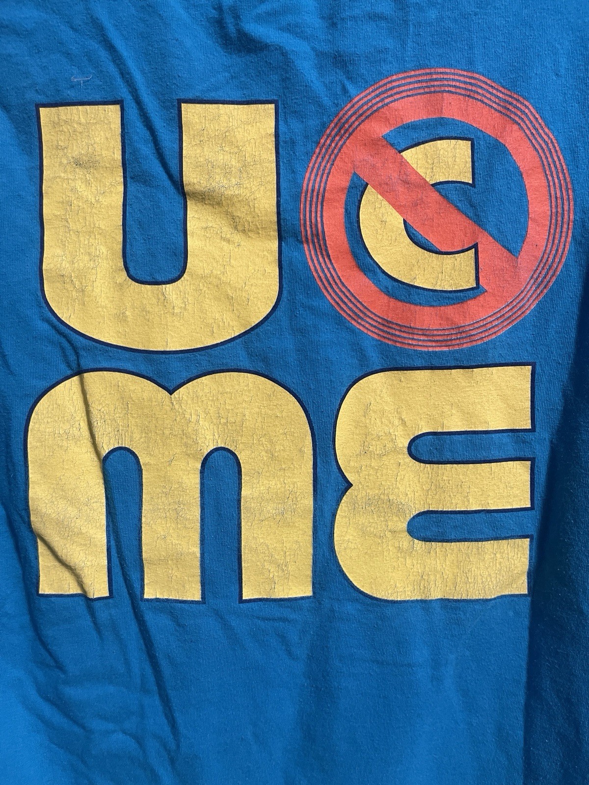 JON CENA WWE Official Hustle Loyalty Respect w/h U C ME T-shirt Size Medium gallery