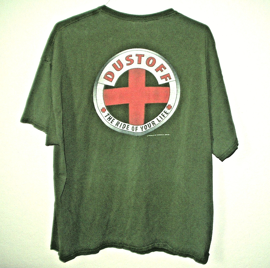 *Dust Off: The Ride of Your Life* Mens T-Shirt Size XXL Olive Drab Army Military gallery