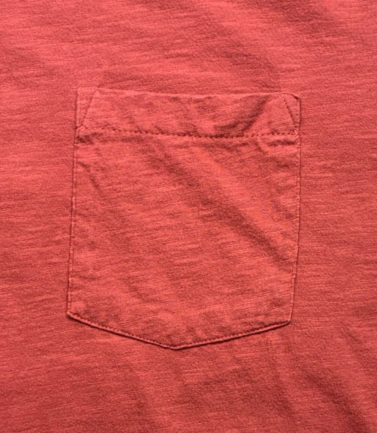 Mutual Weave Men's 3XLT Crew Neck Orange Pocket T-Shirt Short Sleeve Pre-owned gallery