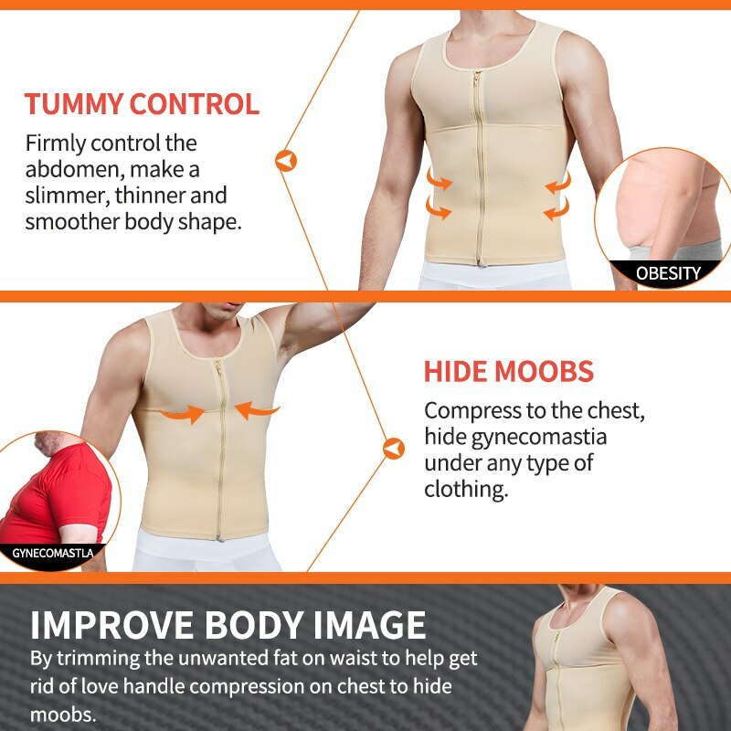 Fajas Para Hombres Faja Reductora De Hombre Men Body Shaper Tummy Control Tanks gallery