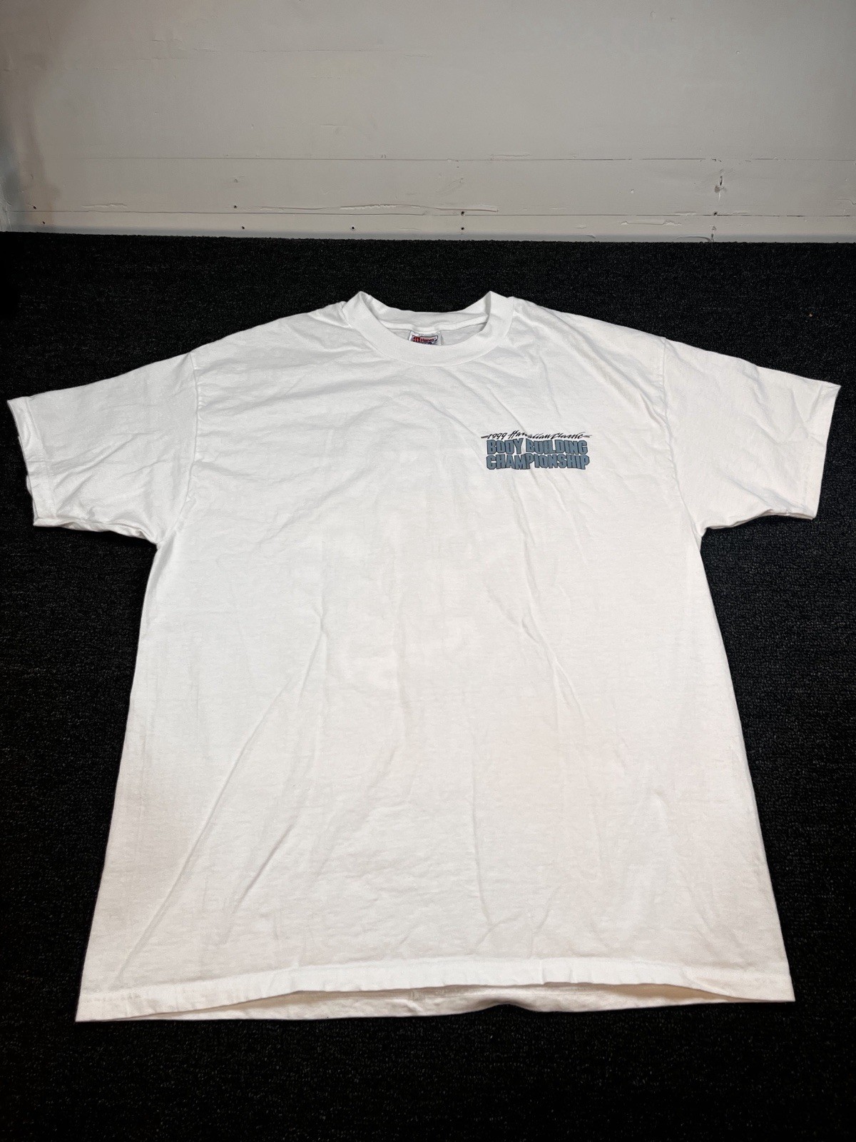 VTG 1999 90’s Hawaiian Strength Body Building Championship Hawai’i T Shirt Sz XL gallery