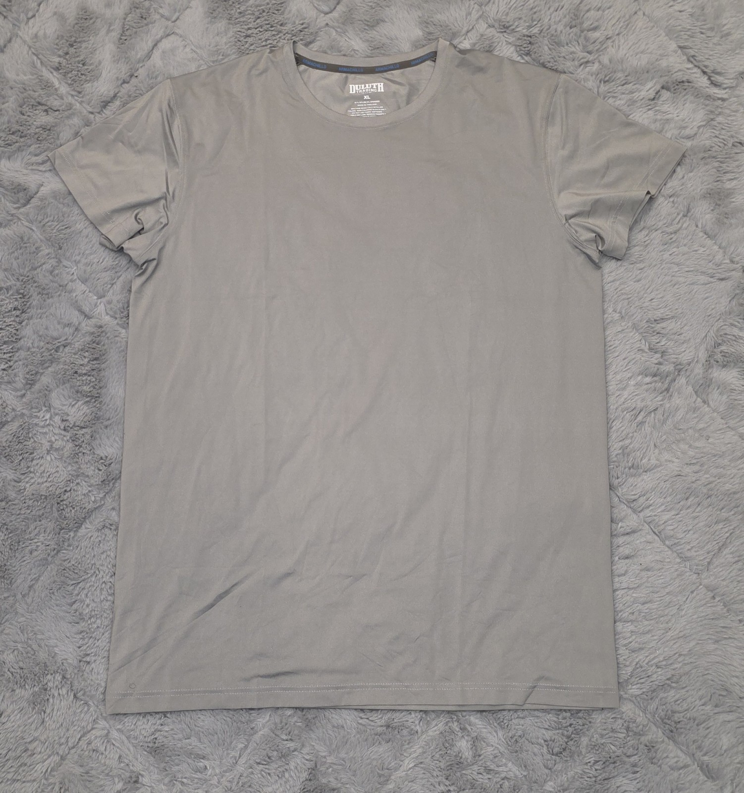 Duluth Trading Co. Men’s Armachillo Cooling Comfort Undershirt Gray – Sz Xl