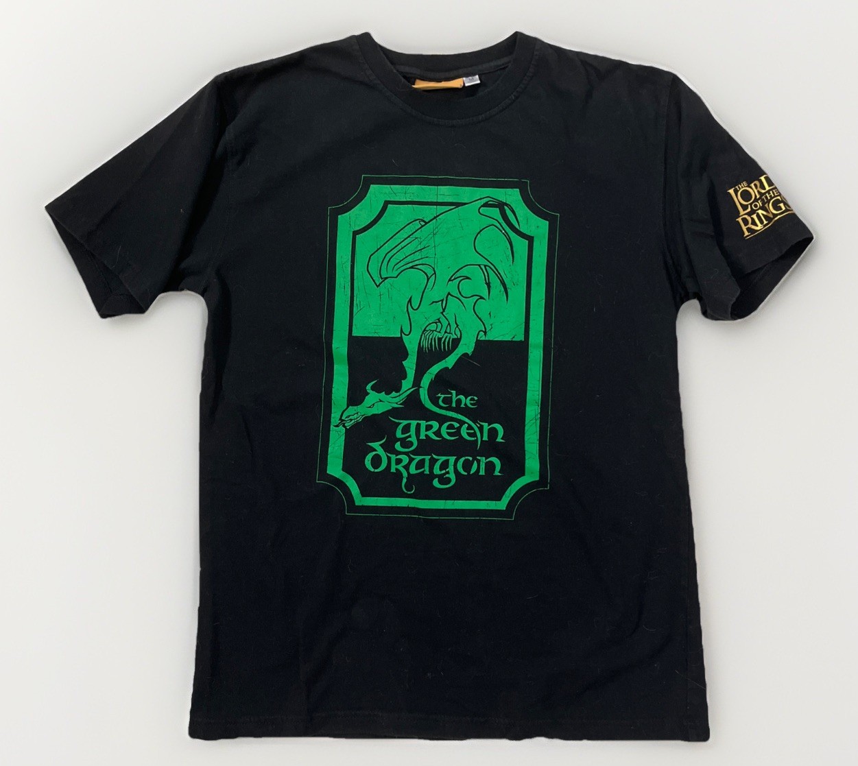 Lord Of The Rings T Shirt Green Dragon Tavern Black SZ Medium Song Short Sleeve gallery