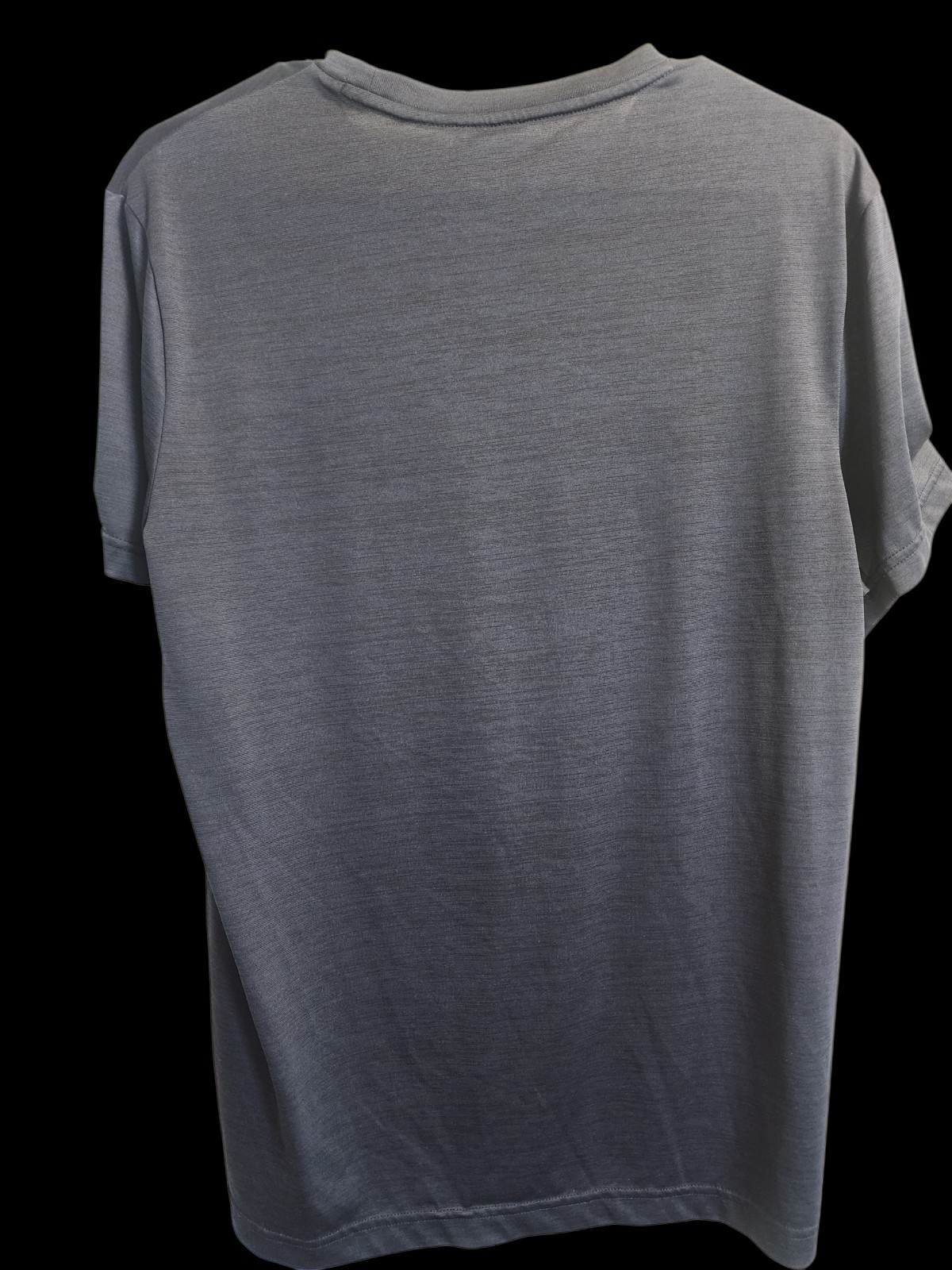 Tek Gear Dry Tek Black Short Sleeve Men's Knit T-Shirt Crew Neck Polyester M gallery