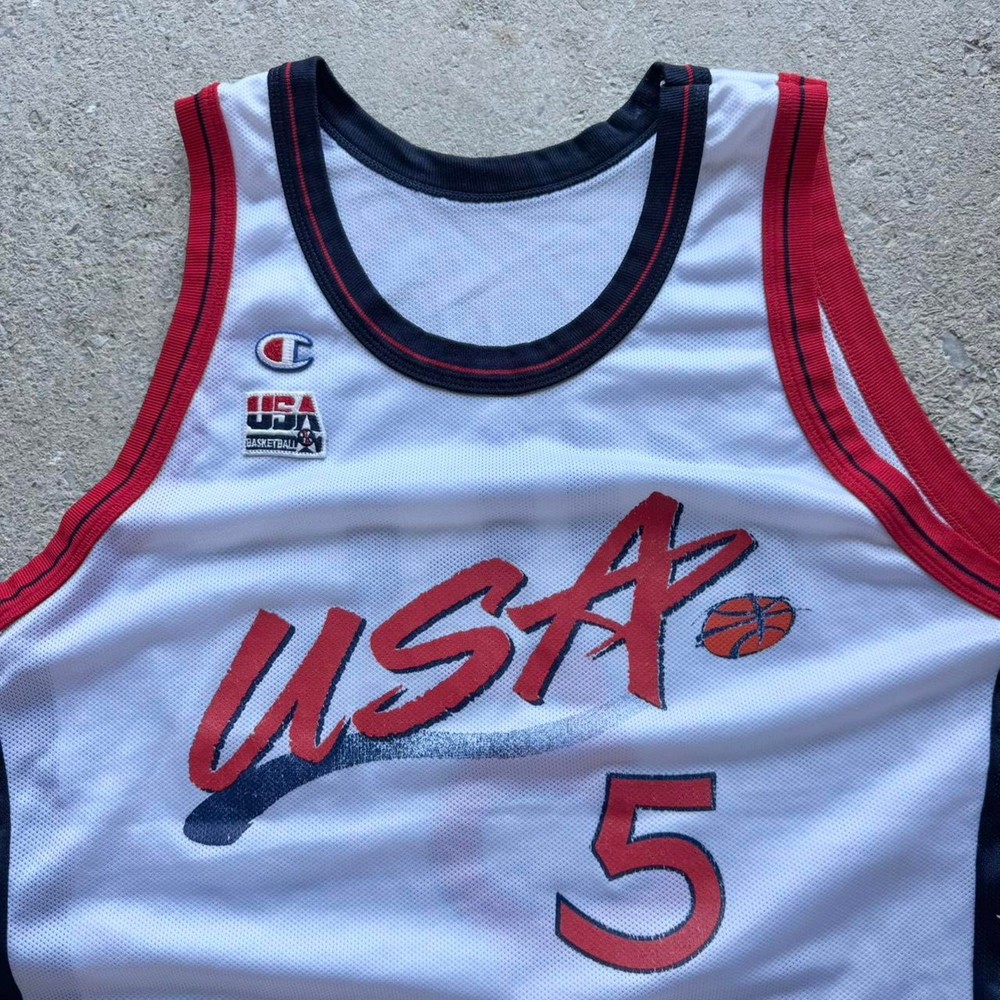 90s Team USA Grant Hill 5 Olympics Basketball Jersey