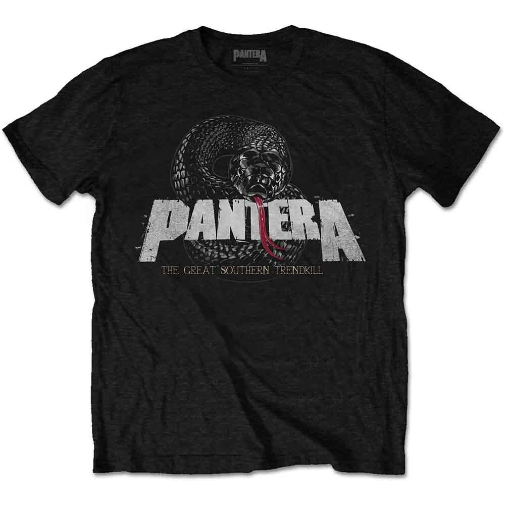Pantera Snake Logo T-Shirt Black New