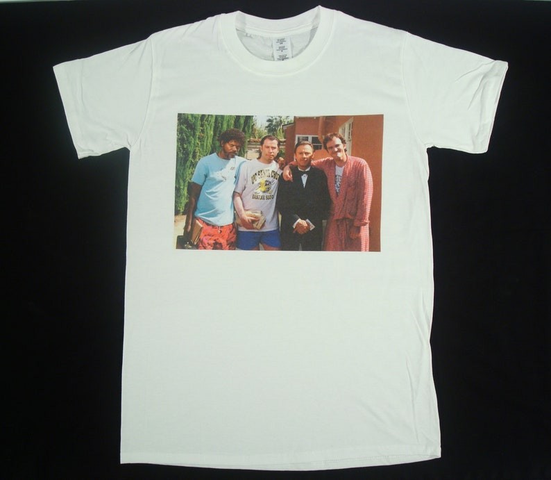 Pulp Fiction movie vtg unisex classic white t-shirt QT8443 gallery