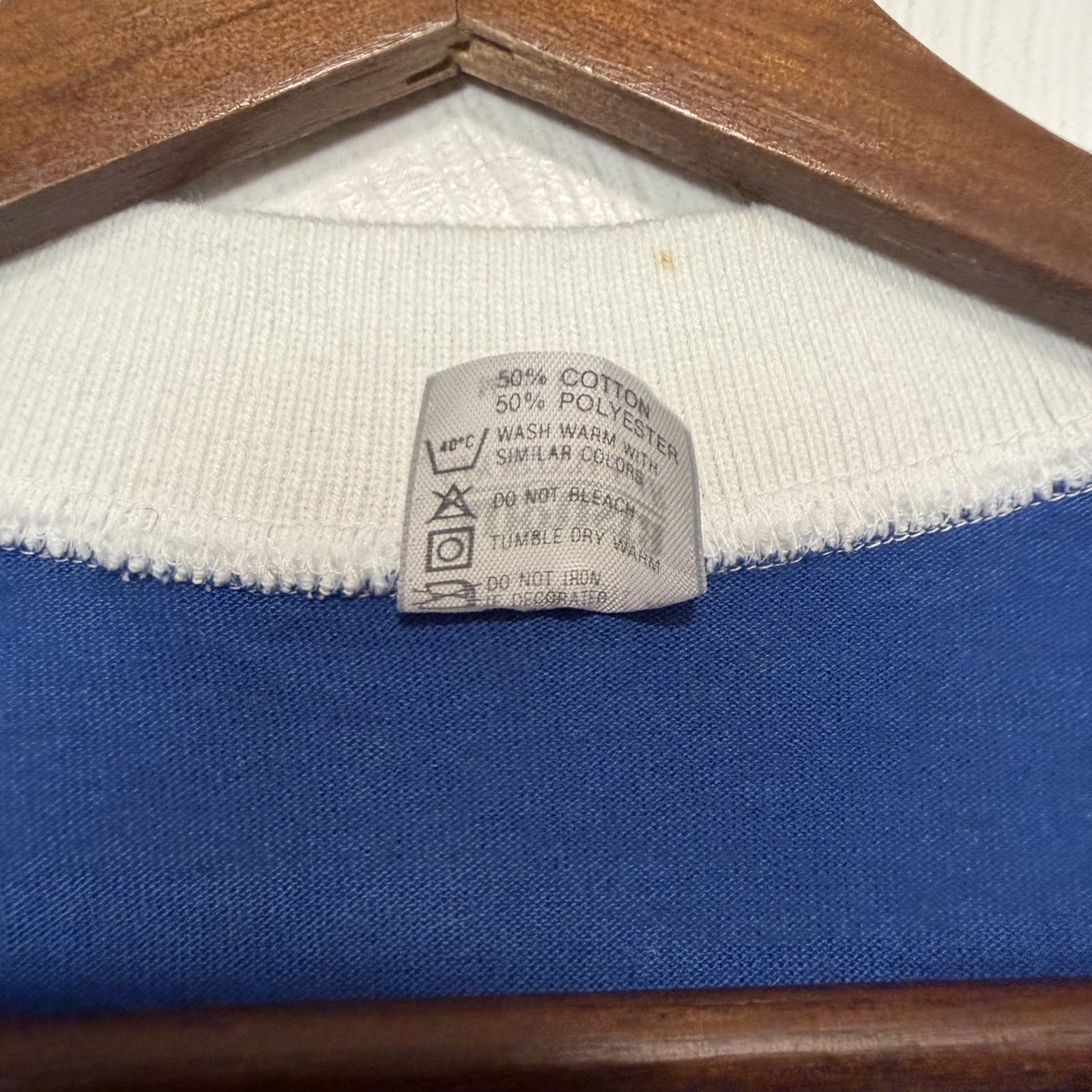 VTG Augusta Sportswear Men's Blue Short Sleeve Collared Shirt Top Sz Medium USA gallery