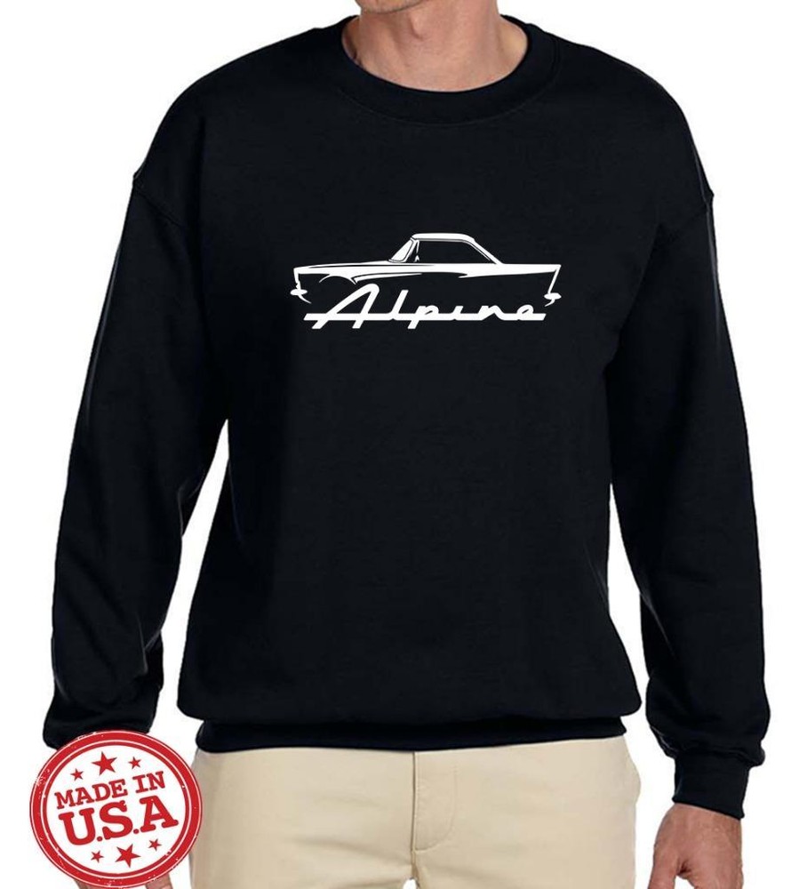 Sunbeam Alpine Hardtop Sports Car Classic Outline Design Sweatshirt NEW