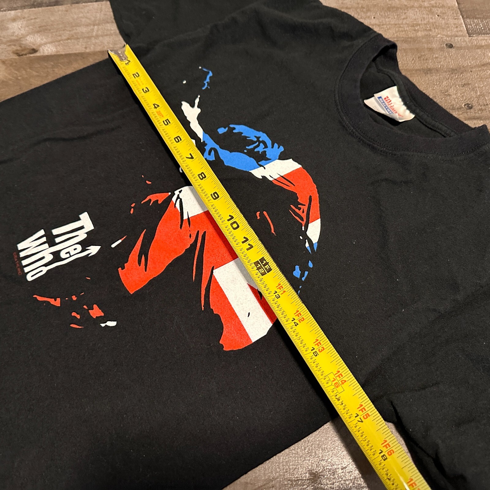 The Who Shirt Men's S 2004 Vintage Union Jack Flag Rock Band Music Merchandise gallery