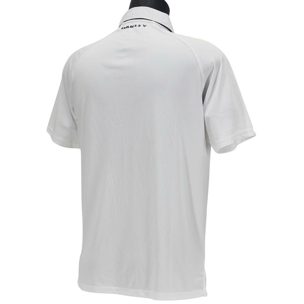 Oakley Elemental 2.0 Polo Mens Size S Small White Plain Golf Regular Fit Tee gallery