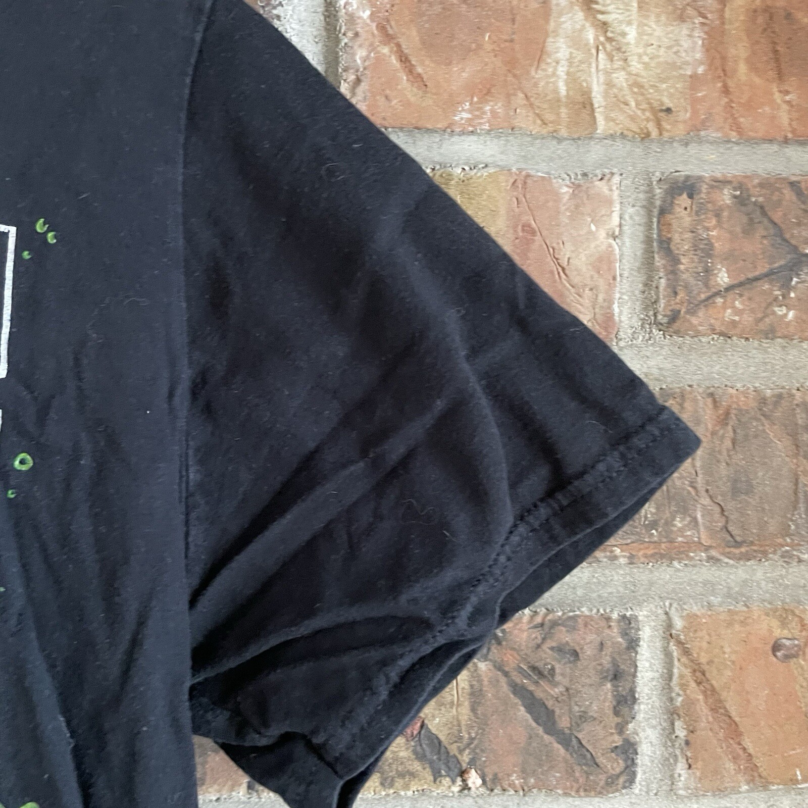 Mountain Dew Shirt Black T Shirt Mens Size Medium * Marked Large See Measurement gallery