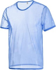 Zonbailon Men’s Shirts Short Mesh Sleeve See Through T-Shirt Tops Undershirts