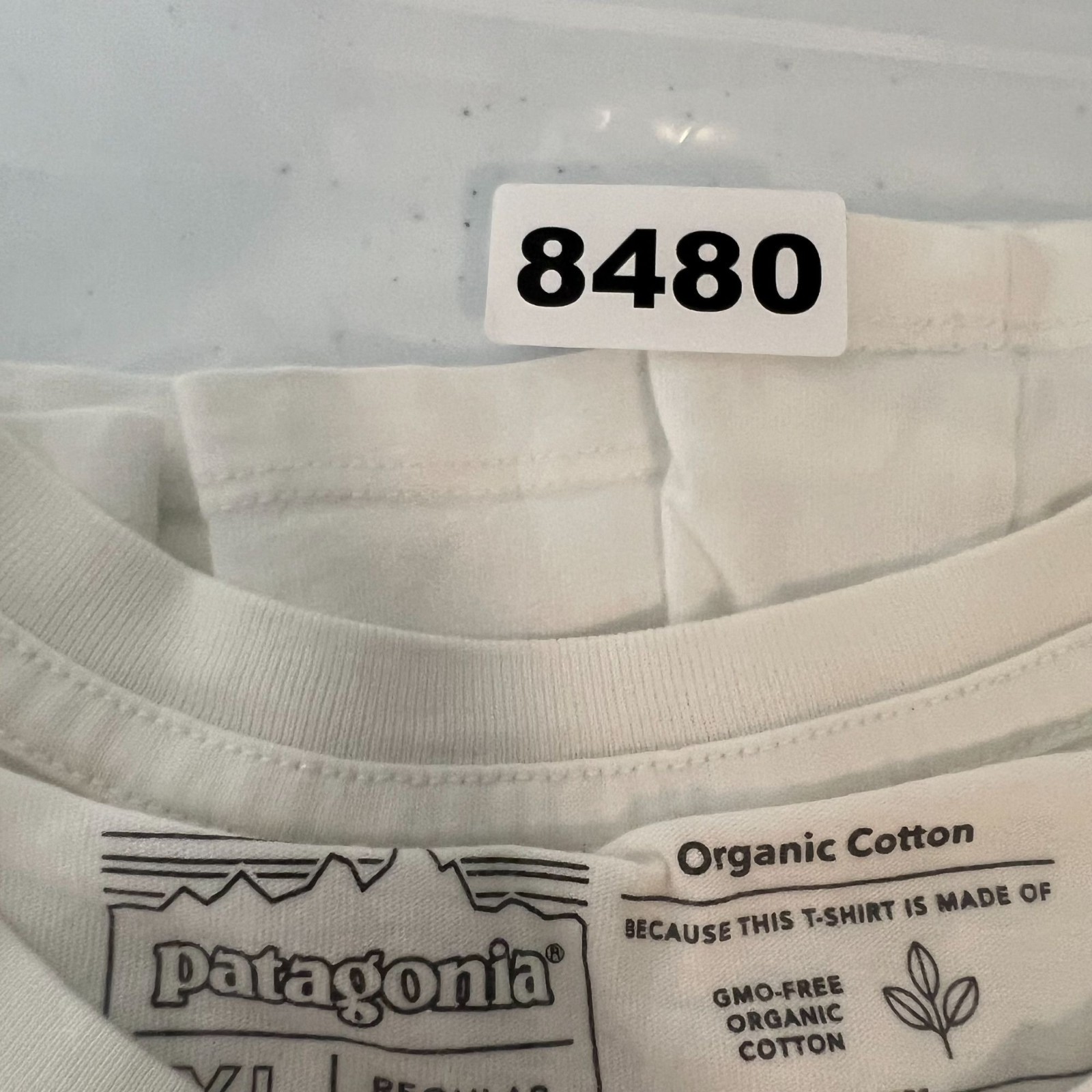 Patagonia Mens XL Regular Fit Organic Cotton T-Shirt White gallery