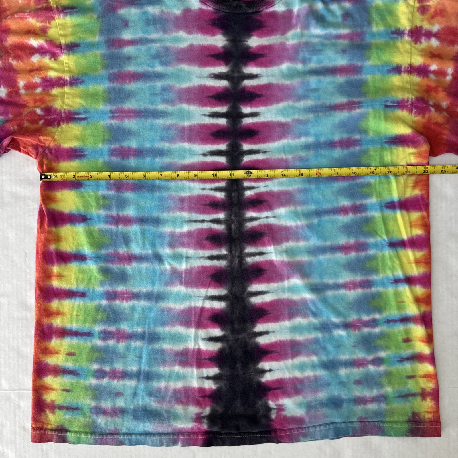 Gildan Hammer Tie Dye T Shirt XL Rainbow Pattern Short Sleeve Cotton gallery