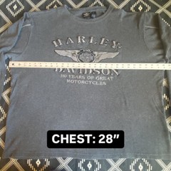 HARLEY-DAVIDSON Motorcycles 110th Anniversary LS Thermal Shirt 2013 2XL Preowned