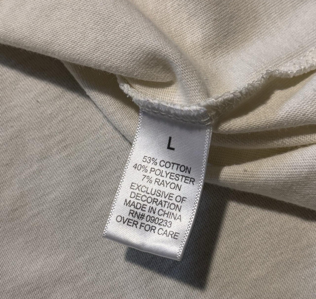 Fear Of God Essentials Tee Cloud Dancer Men’s Size Large GREAT CONDITION gallery
