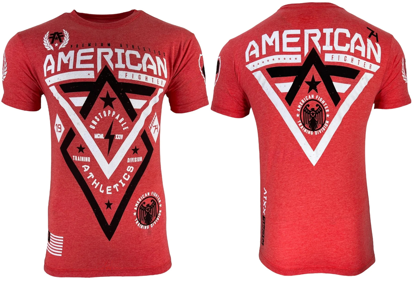 American Fighter Men's T-shirt Alaska Red Crew neck Athletic XS-5XL gallery