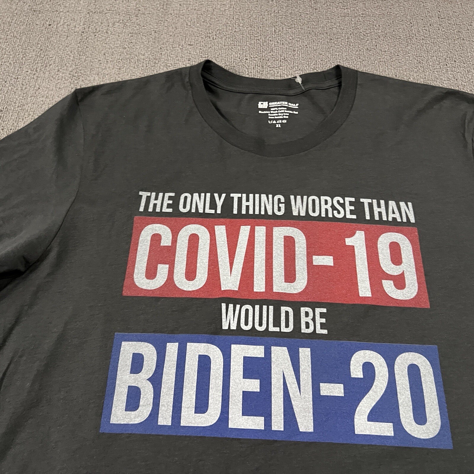 Greater Half Shirt Adult Extra Large Gray Conservative Casual Men's gallery