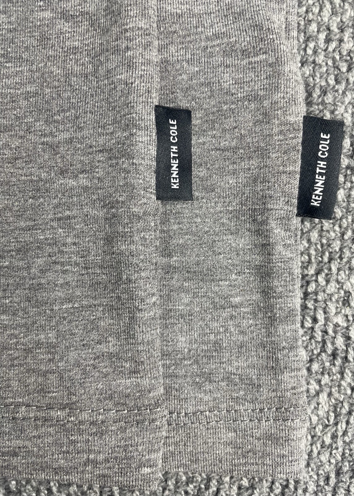 Kenneth Cole Men's Lot of 2 Gray SLIM FIT Tees Medium OR Large NWT gallery