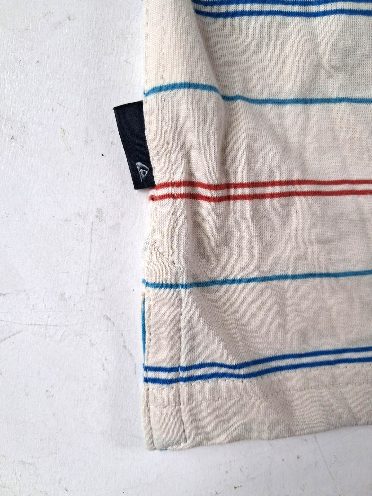 Quiksilver Mens Tank Top Small Stiped Logo Retail $29.50 Casual NWT gallery