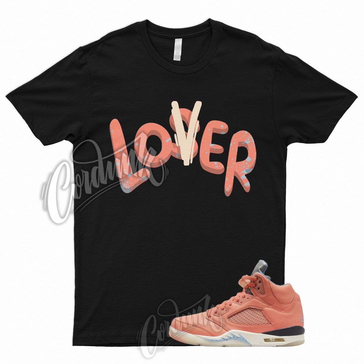LO T for 5 Crimson Bliss Leche Blue Sail Shirt To Match 5 Coral Jordan gallery