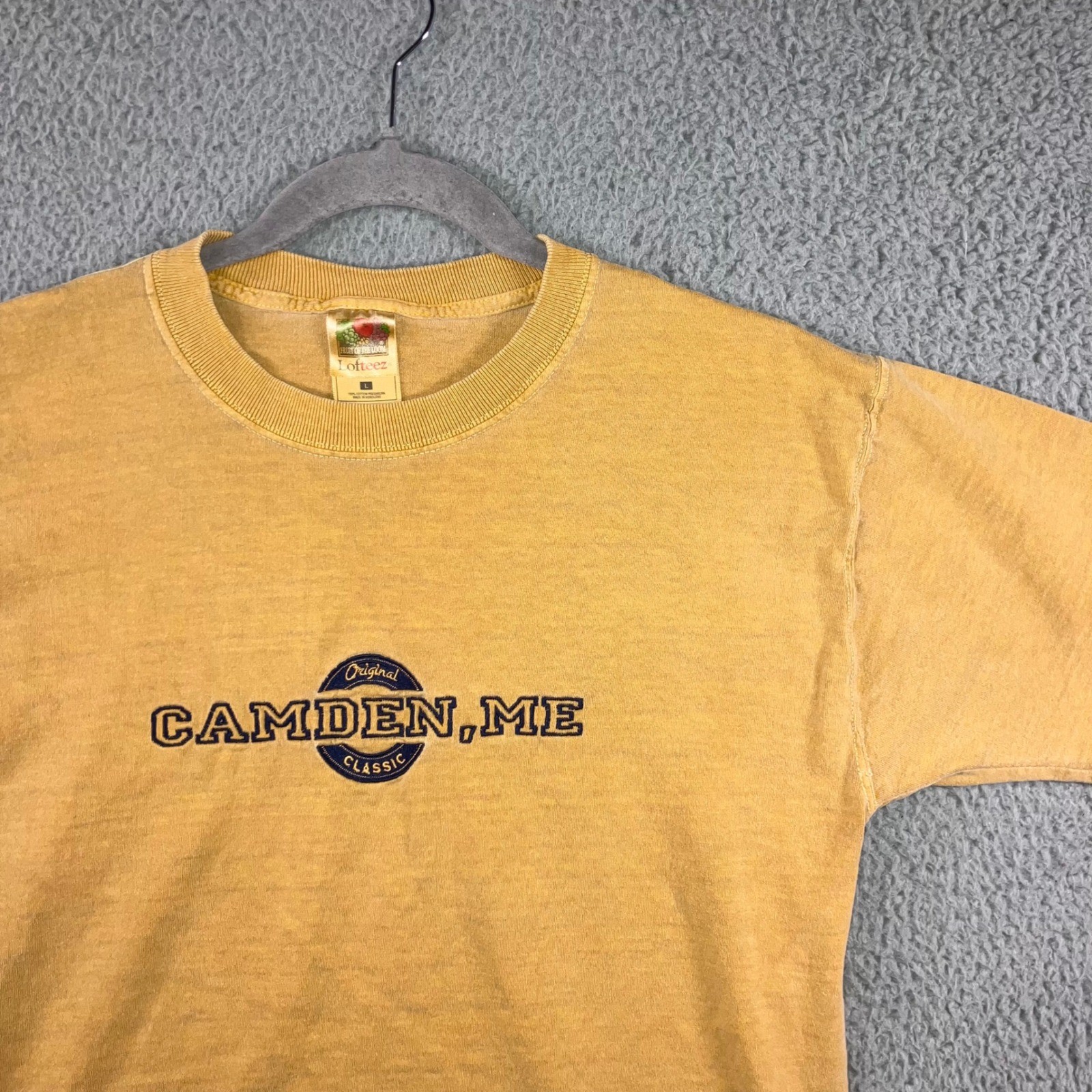 VTG Fruit of the Loom Camden ME Classic T Shirt Men Large Y2K Retro gallery