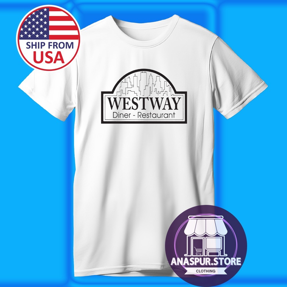 Westway Diner Restaurant Men’s White Size S-5XL