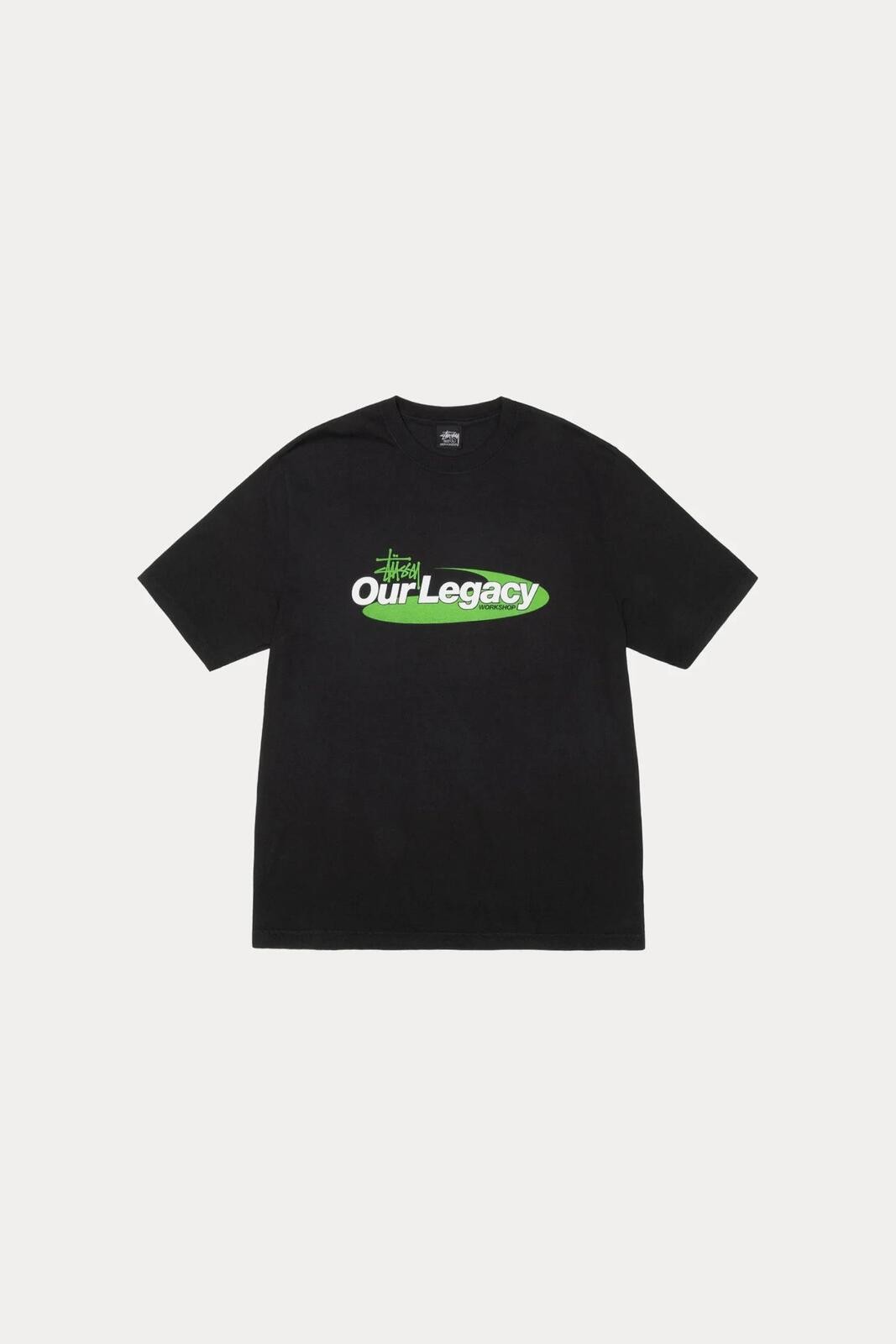 Stüssy x Our Legacy Swirl Tee Black • XL gallery