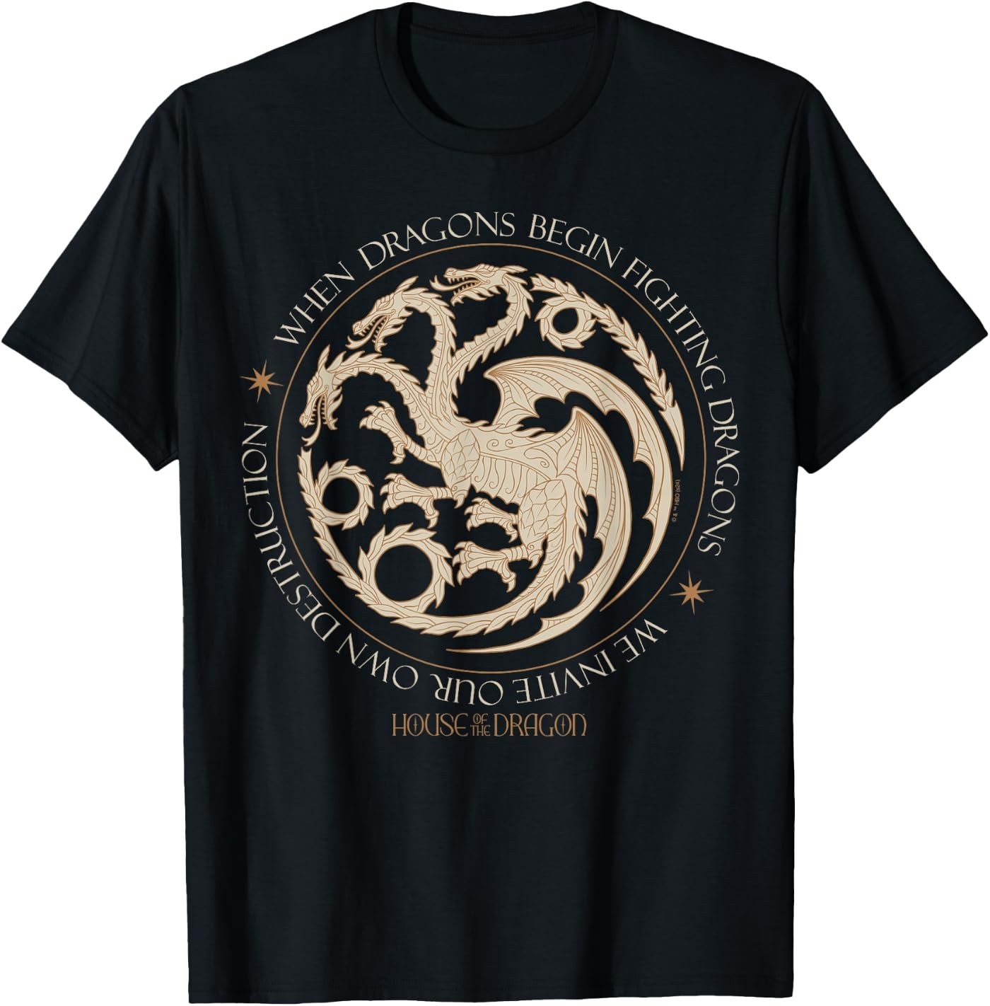 House of The Dragon - When Dragons Begin Fighting T-Shirt gallery