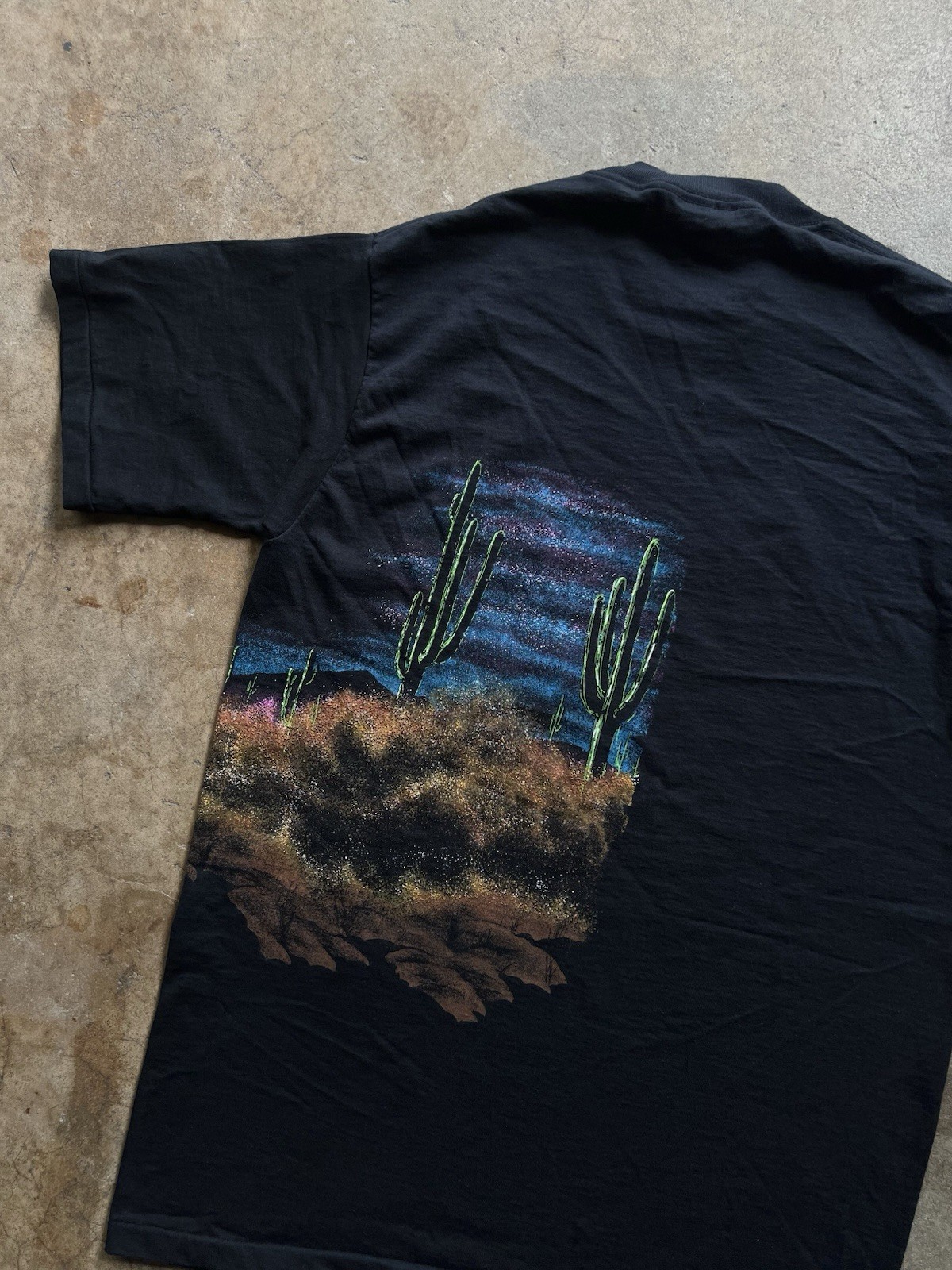 Vintage 90s Hazelwood Horse Wraparound Nature T Shirt X Adult XL Colorful Art gallery