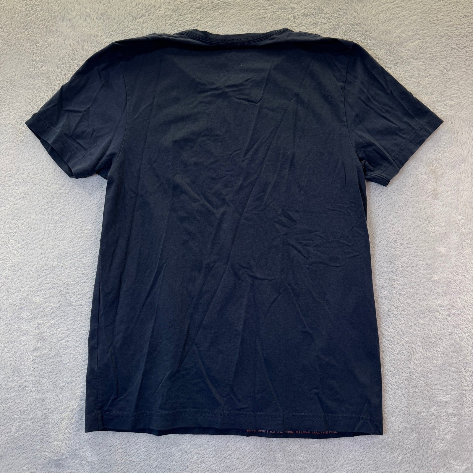 RHONE Mens Medium Navy Blue V Neck Pima Cotton Blend T Shirt Casual Workout EUC gallery