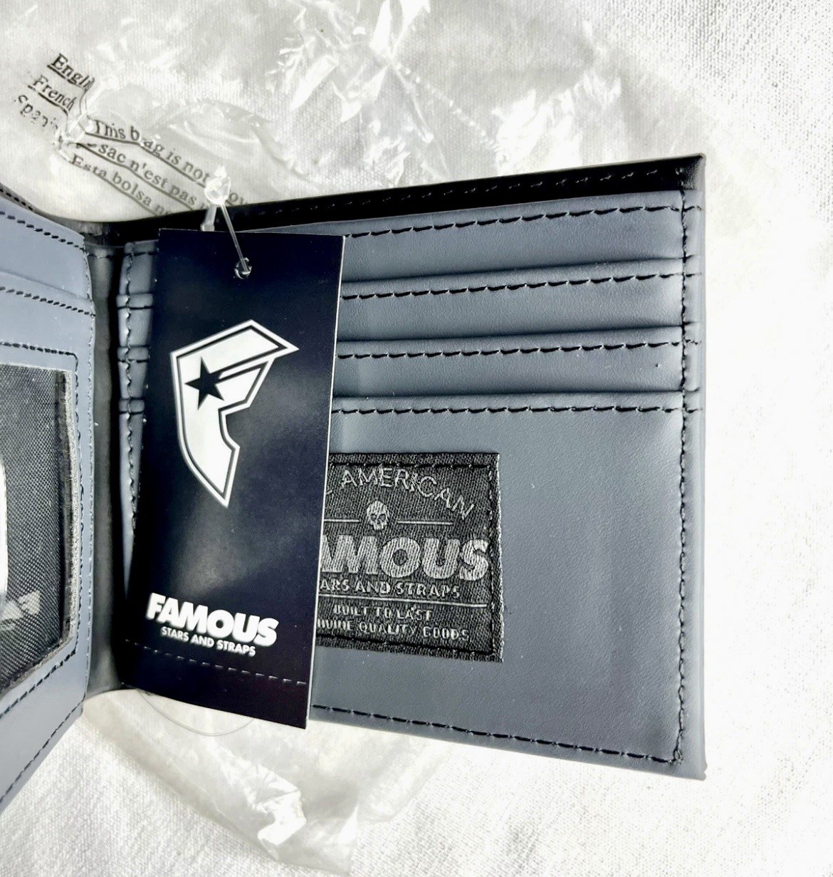 Famous Stars And Straps Black Racing Skull Wallet NWT Travis Barker Blink 182 gallery