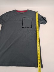 Porsche Design Urban Explorer Short Sleeve Zip Pocket Grey T-shirt