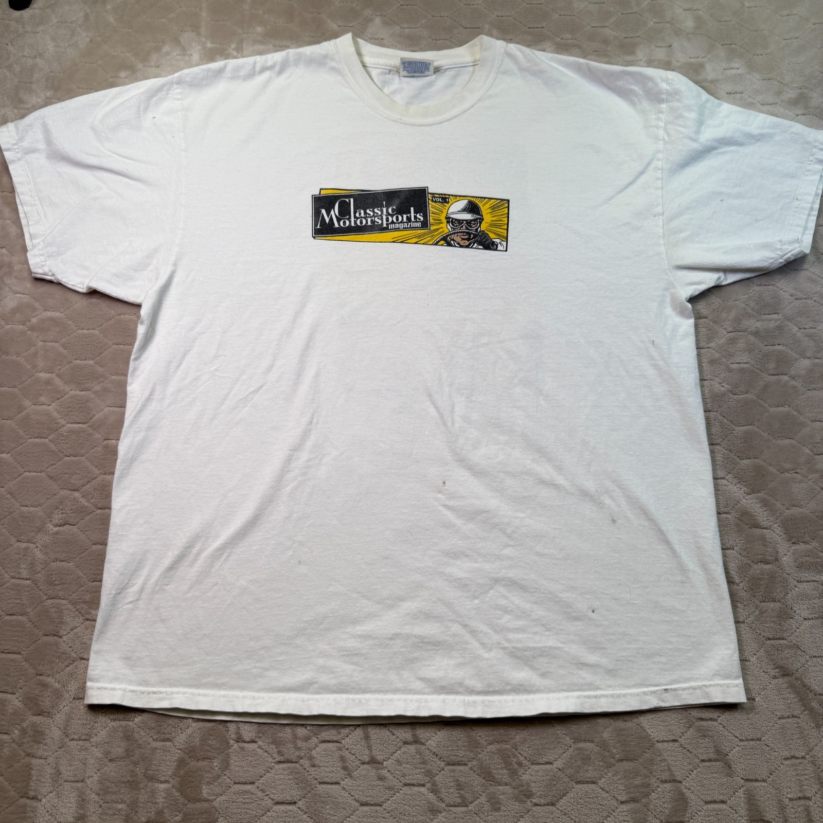 VTG 90s Classic Motorsports Magazine Cars Volume 1 Shirt Sz XL See Pics gallery