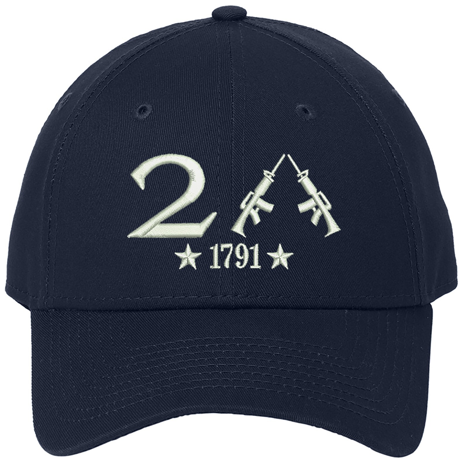 Only 2A The 2nd Amendment New Era Embroidered One Size Fits All Baseball Hats gallery