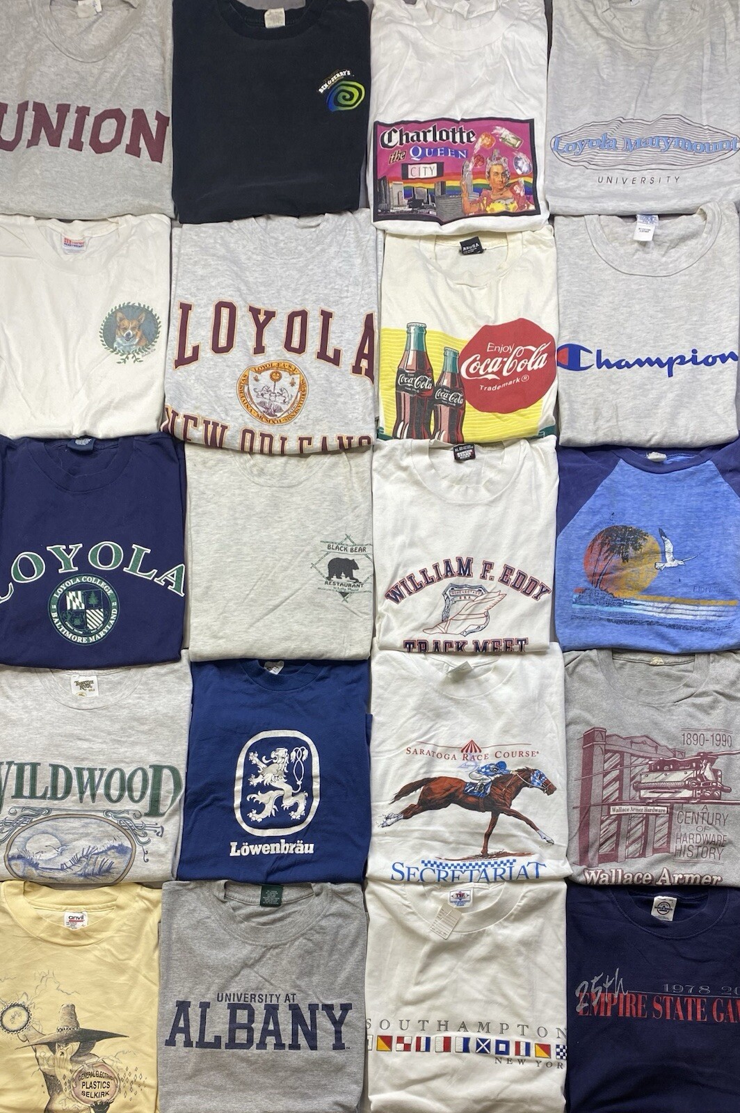 Vintage Graphic shirts Promo Funny Cartoons Sport Destinations Lot Of 20 Mix Szs gallery