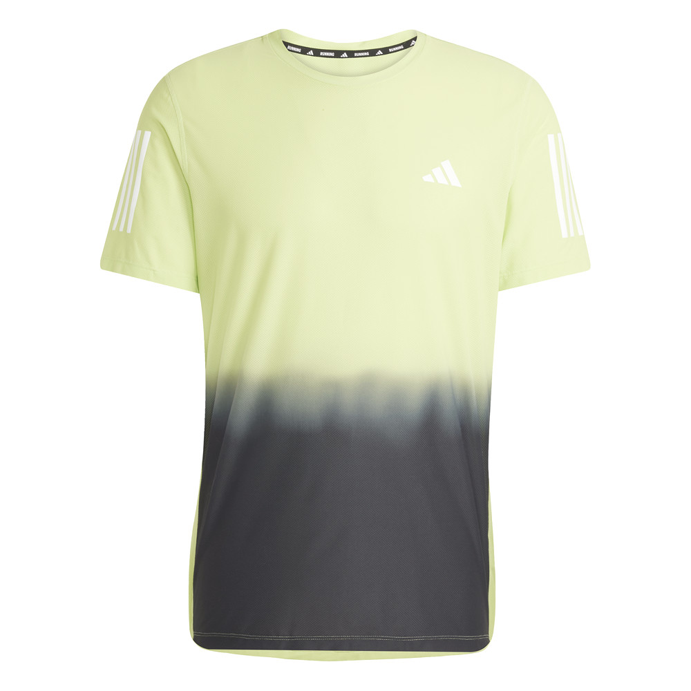 adidas Own The Run Climacool Colorblock Crew Neck Short Sleeve Athletic T-Shirt