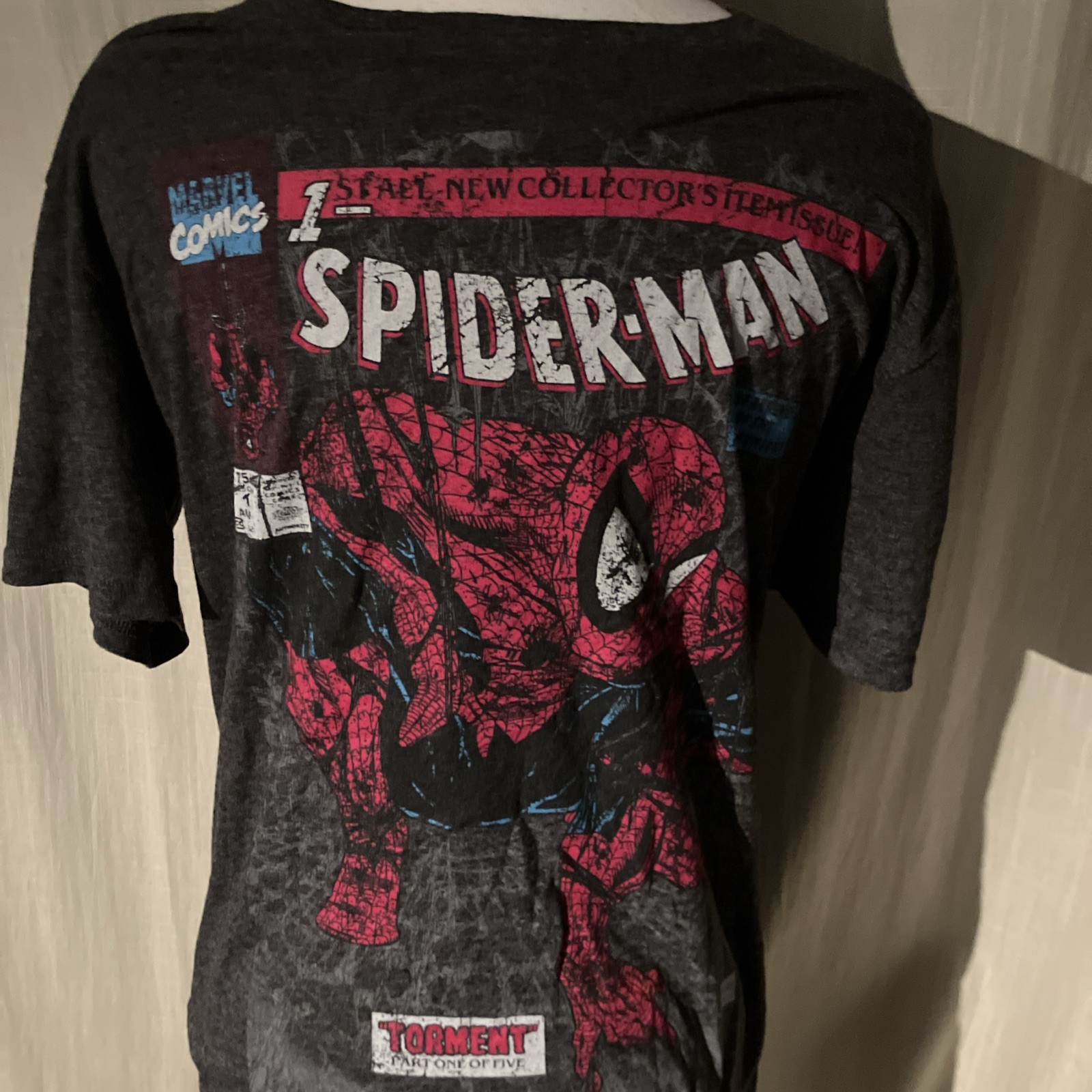 Marvel Spider-Man Shirt Comic “Torment” Size M Collector’s Item Issue Tee LN gallery